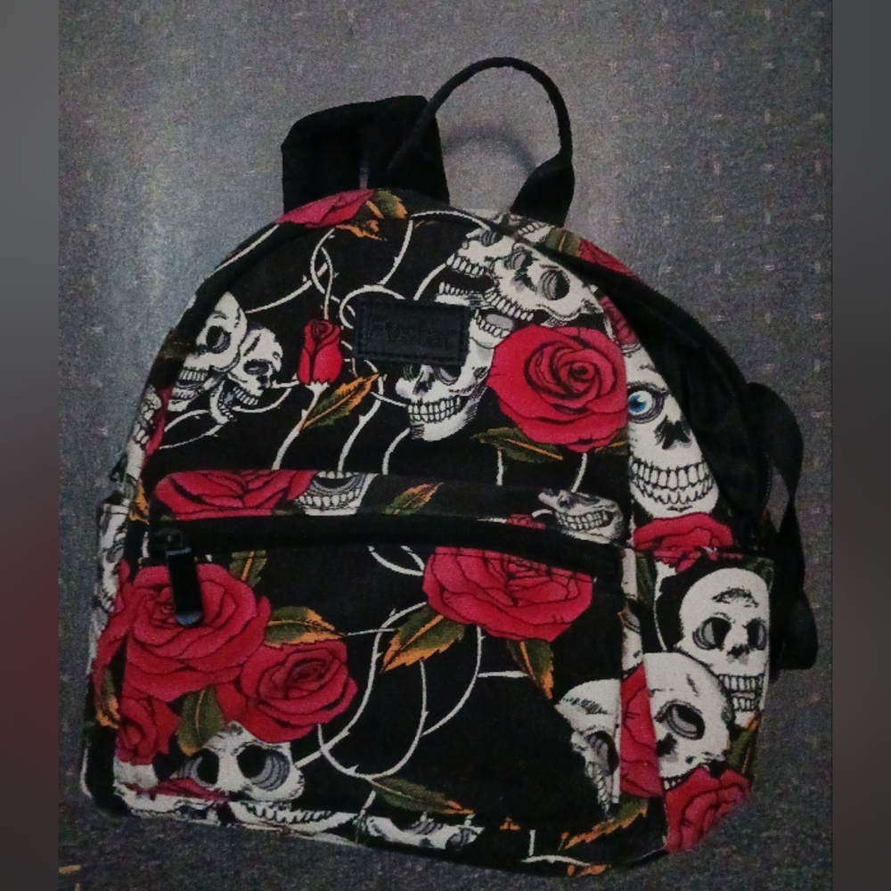 Skull Girls Backpack Purse Mini Teens School Backpack Satchel women's backpack